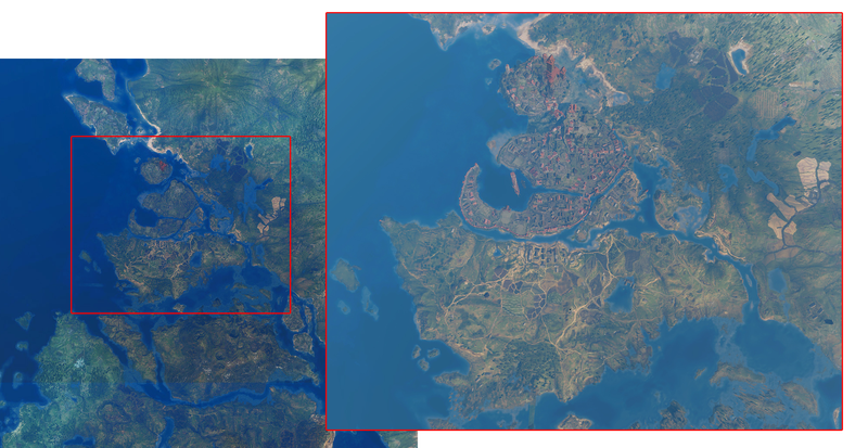 Illustration for article titled The Witcher 3 Aerial Shots Are Like Satellite Photos